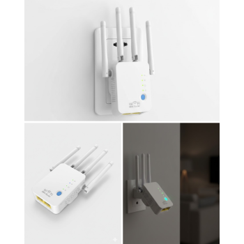 Kablosuz WiFi Tekrarlayıcı 300Mbps - Lisinya