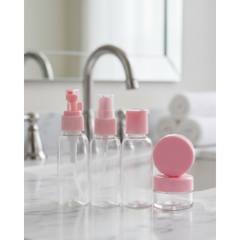 Taşınabilir 5’li Seyahat Kozmetik Şişe Seti 30 ml Sızdırmaz - Lisinya