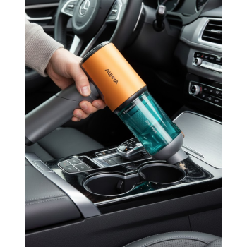 Araç İçi Kablosuz El Süpürgesi Yüksek Emiş Gücü ve HEPA Filtre - Lisinya