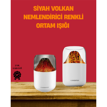 Alev Efektli Ultrasonik Difüzör – Sessiz Çalışma - Lisinya