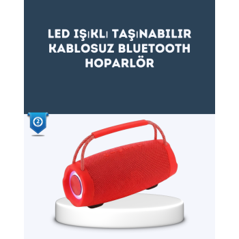 TF Kart ve AUX Destekli IPX6 Suya Dayanıklı Bluetooth Hoparlör - Lisinya