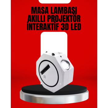 Taşınabilir 360° Ayarlanabilir Gökyüzü Projeksiyon Lambası - Lisinya