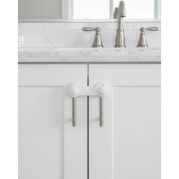 4 Adet Dolap ve Çekmece Emniyet Kilidi Çift Taraflı Bantlı Güvenli Tasarım - Lisinya