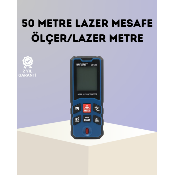 Lazer Metre 50 MT Hassas ve Hızlı Ölçüm Özellikli - Lisinya