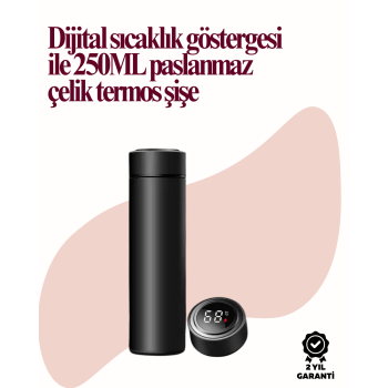 Uzun Süre Isı Koruma Sağlayan Dijital Göstergeli Termos - Lisinya