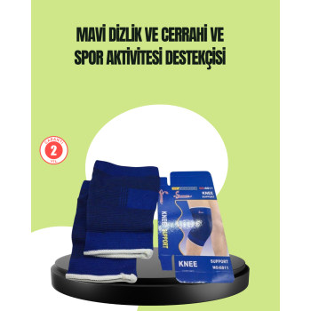 Spor İçin Diz Destek Bandı Anti Kayma Yapısı - Lisinya