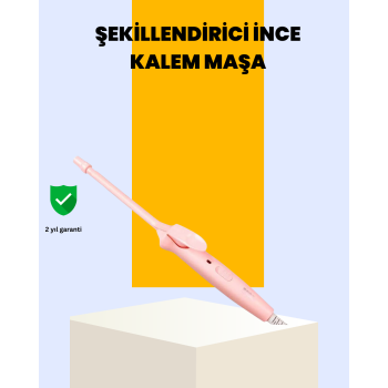 Hafif ve Portatif Saç Maşası 9mm İnce Tasarım - Lisinya