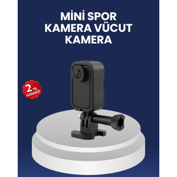 Vlog, Seyahat ve Günlük Video Çekimleri İçin Mini Kamera - Lisinya