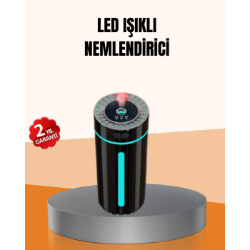 Ultrasonik Nemlendirici LED Işıklı Aromaterapi Difüzör Sessiz Çalışma - Lisinya