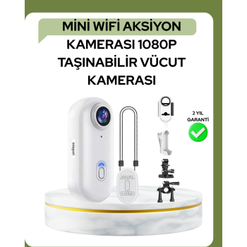 1080P WiFi Spor Kamerası Su Geçirmez Mini Aksiyon Kamera - Lisinya