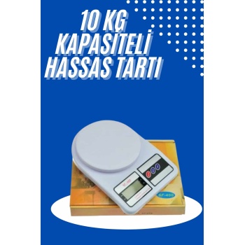 Yeni Nesil Taşınabilir Dijital Hassas Mutfak Tartısı Mutfak Terazisi Hassas Ölçüm 10 Kg - Lisinya