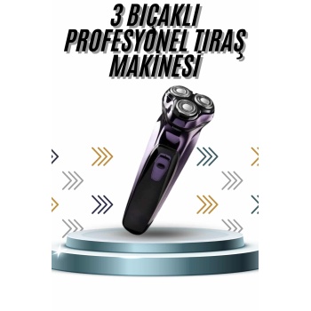 Günlük Kullanıma Uygun Profesyonel Tıraş Makinesi Döner Başlıklı - Lisinya