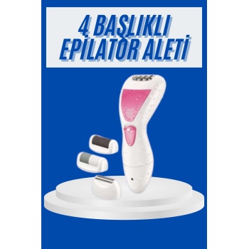 Profesyonel 4in1 Çok Amaçlı Epilasyon Aleti Şarjlı Pratik Taşınabilir - Lisinya