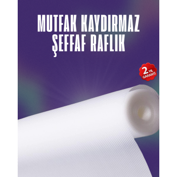 Su geçirmez kaydırmaz raflık ve çekmece astarı 3 metre - Lisinya