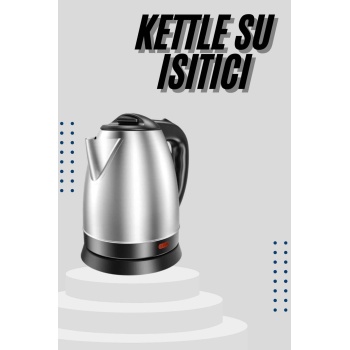 Kettle C F Tipi 220-240V Paslanmaz Çelik Elektrik Kablolu Otomatik Kapanma - Lisinya