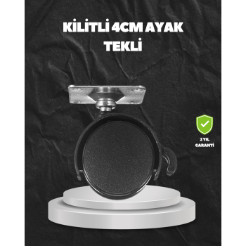 Kilitli 4 cm Evrensel Tekerlek Ayak Tek Adet - Lisinya