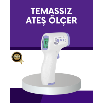 Temassız Ateş Ölçer Dijital Kızılötesi Termometre Hızlı Ölçüm - Lisinya