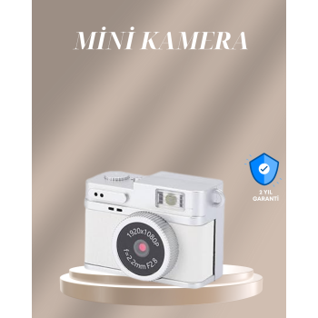 Cep Boy Vintage Dijital Kamera LED Destekli Full HD Video - Lisinya