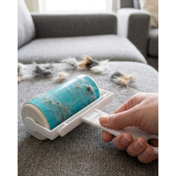 Yıkanabilir Tüy Toplama Rulosu Kedi Köpek Tüyü Temizleme Çok Amaçlı Temizlik Aparatı - Lisinya