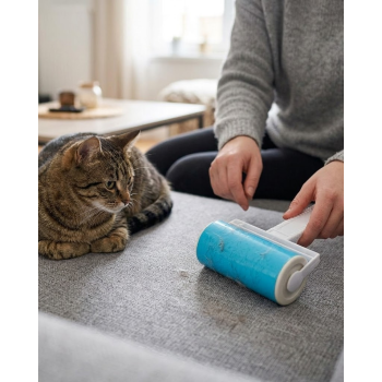 Yıkanabilir Pet Tüy Toplama Aparatı Kıyafet Koltuk Araba İçi Temizlik Rulosu - Lisinya