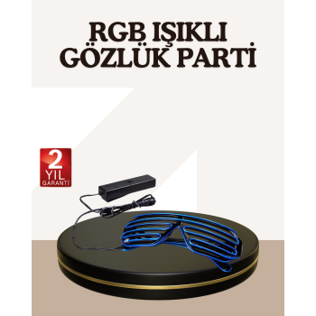 Gece Eğlenceleri İçin LED Işıklı Gözlük - Lisinya