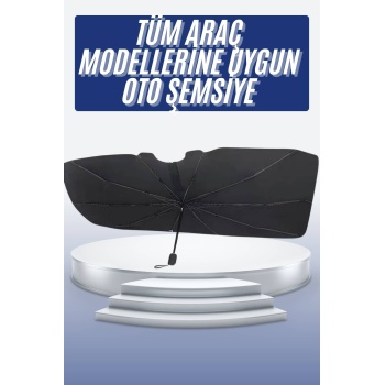 Oto Ön Cam Güneşliği Otomatik Katlanabilir Gölgelik Oto Cam Şemsiye - Lisinya