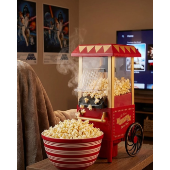 Nostaljik Tasarımlı Yağsız Mısır Patlatma Makinesi - Lisinya