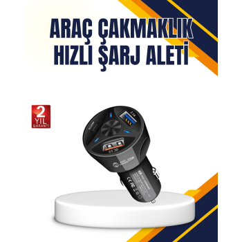 Polygold Quick Charger 55W Araç Şarj Cihazı PD USB C Destekli - Lisinya