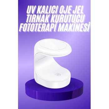 Seyehat Tipi Mini Oje Kurutucu Ultraviole Mor Işık Protez Tırnak Kurutucu - Lisinya