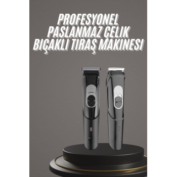 Pro Şarjlı Saç Sakal Tıraş Makinesi Ense Kesme Makinesi Lazer Öncesi Kısaltma - Lisinya