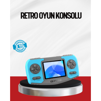 El Tipi Retro Oyun Konsolu Çocuklara Özel Portatif Oyun Makinesi - Lisinya