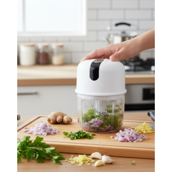 Elektrikli Sarımsak Doğrayıcı Hafif ve Taşınabilir - Lisinya