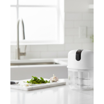 Şarjlı Mini Sarımsak Doğrayıcı USB Şarjlı 250 ml - Lisinya