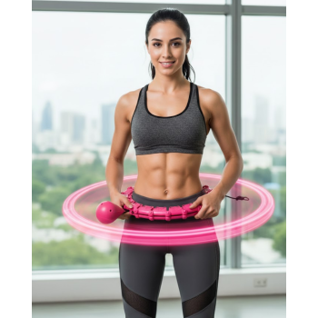 24 Bölüm Akıllı Hula Hoop Bel Masajlı Düşmeyen Spor Çemberi - Lisinya