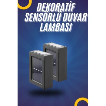 Yeni Model Solar Çift Taraflı Duvar Lambası Dekoratif Duvar Lambası - Lisinya