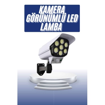 Solar Bahçe Lambası Uzaktan Kumandalı Kamera Görünümlü Hareket Sensörlü - Lisinya