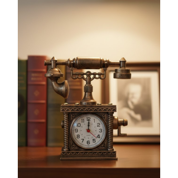 Şık Görünümlü Masaüstü Çalar Saat Günlük Kullanıma Uygun - Lisinya