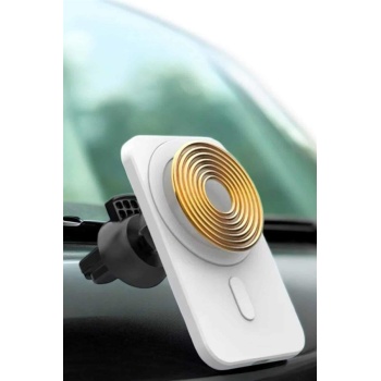 araç uyumlu Kablosuz 15W Taşınabilir Şarj Aleti Çift Kablo - Lisinya