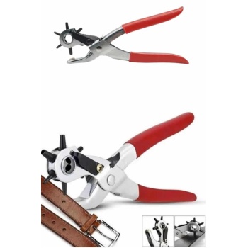 Kemer Delme Pensesi- Kemer Delik Açma Zımbası Paslanmaz Çelik - Lisinya