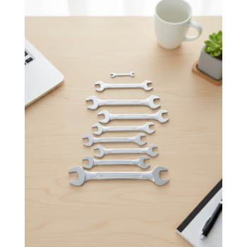 Farklı Ölçülerde Kombine Açık Ağız Anahtar Takımı - Lisinya