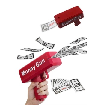 Para Dolar Atma Makinası Super Money Gun Para Saçma Fırlatma Tabancası - Lisinya