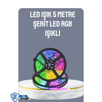 Kumandalı 5 Metre Şerit LED Dekoratif Aydınlatma - Lisinya
