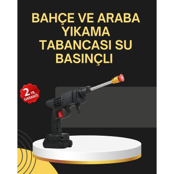 48V Şarjlı Basınçlı Yıkama Tabancası Köpük ve Çift Nozul 2025 Model - Lisinya