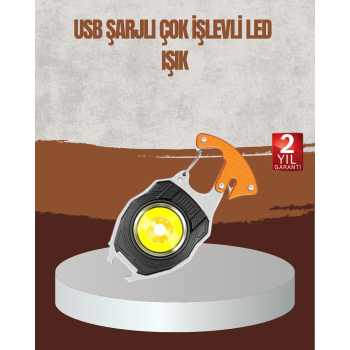 Taşınabilir Çok Amaçlı LED Işıklı Anahtarlık - Lisinya