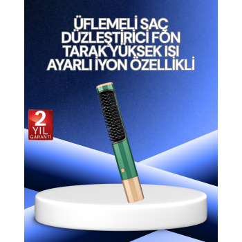3’ü 1 Arada Saç Şekillendirme Seti – Kurutma, Düzleştirme, Tarama - Lisinya
