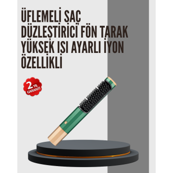 360° Döner Kablolu Kompakt Saç Şekillendirme Seti - Lisinya