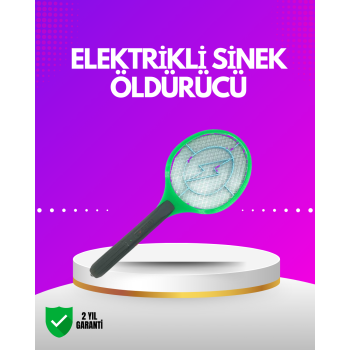 İç ve Dış Mekan Elektrikli Sinek Öldürücü | Hafif ve Ergonomik Tasarım - Lisinya