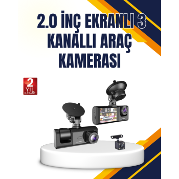 Araç İçi Kamera Seti | 170° Geniş Açı, Hareket Algılama ve Park Koruma - Lisinya