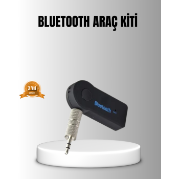 Bluetooth AUX Araç Kiti Eller Serbest Müzik Çalar Dahili Mikrofonlu - Lisinya