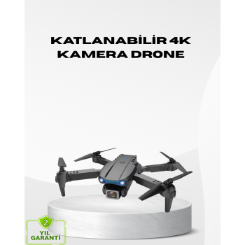 4K Katlanabilir Drone Uzaktan Kontrollü Wi-Fi Görüntü Aktarımlı - Lisinya